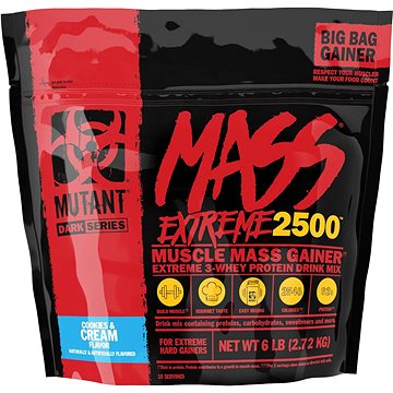 

MUTANT Mass Extreme 2270 g, cookies & krém