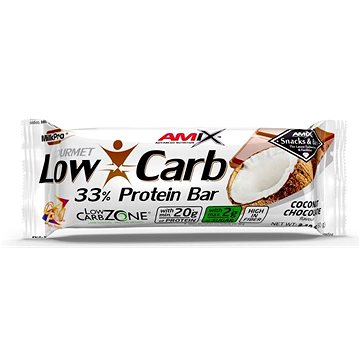

Amix Nutrition Low-Carb 33% Protein Bar, 60g, Chocolate-Coconut