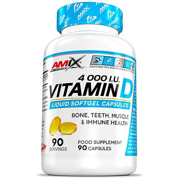 

Amix Nutrition Vitamin D, 4000 I.U., 90cps