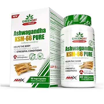 

Amix Nutrition ProVegan Ashwagandha KMS-66 Pure, 60 kapslí