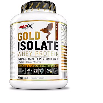 

Amix Nutrition Gold Whey Protein Isolate 2280g, Natural Chocolate