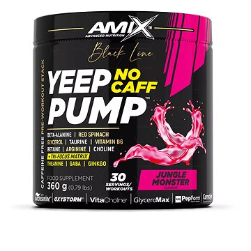 

Amix Nutrition Black Line Yeep Pump No Caff 360 g, Pear Strike