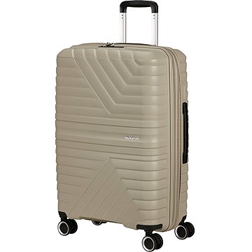 American Tourister Flytwist 67 cm Spinner Sandstone, rozšířitelný