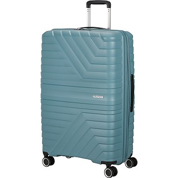 American Tourister Flytwist 78 cm Spinner Storm Blue, rozšířitelný