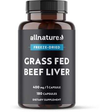 

Allnature Grass Fed Beef Liver 180 kapslí