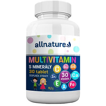 Allnature Multivitamin 30 tbl.

 - Doplněk stravy