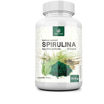 

Allnature Spirulina bylinný extrakt 60 cps.