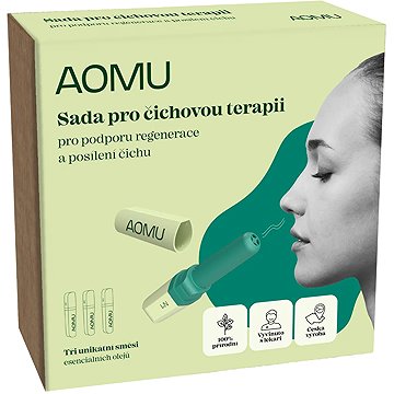 

AOMU Čichová terapie – sada tří inhalačních tyčinek pro posílení čichu