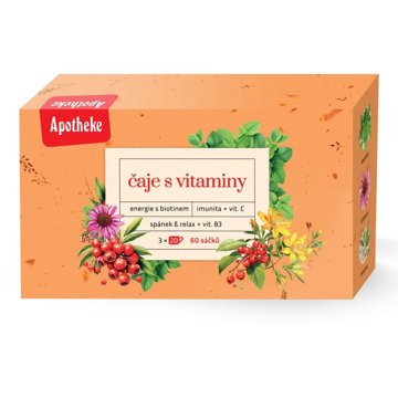 

Apotheke Kolekce Čaje s vitamíny 60 × 1,5 g
