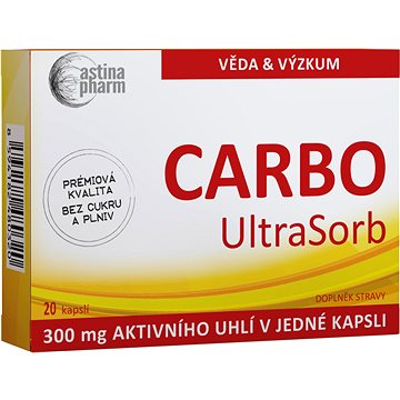 

Astina Pharm Carbo UltraSorb, 20 kapslí