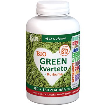 

Astina Pharm Green kvarteto s kurkumou BIO 560 tablet