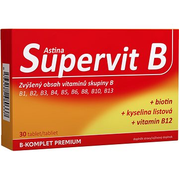 

Astina Pharm Supervit B-komplet Premium 30 tablet