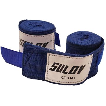 

Sulov boxerské bandáže nylon 3 m, 2 ks, modrá