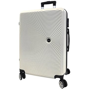 Bavy Cestovní kufr skořepinový 24" Circle White