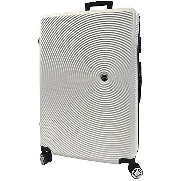 Bavy Cestovní kufr skořepinový 28" Circle White