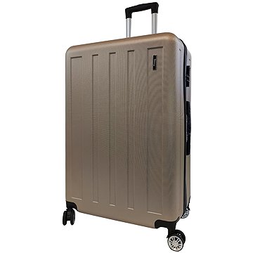 Bavy Cestovní kufr skořepinový 28" Stripes Gold beige