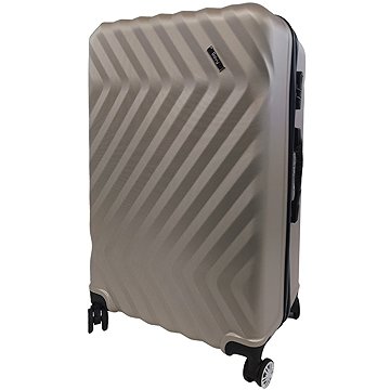 Bavy Cestovní kufr skořepinový 28" Waves Gold beige