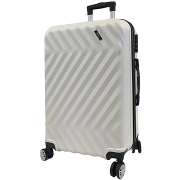Bavy Cestovní kufr skořepinový 24" Waves White