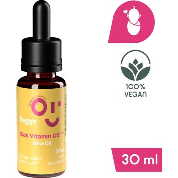 

Beggs Kids Vitamin D3 400 IU BIO Olive Oil, 30 ml