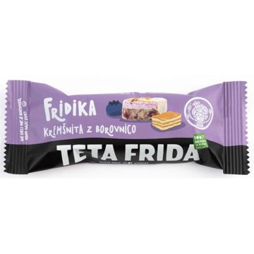 

TETA FRIDA čokoládová tyčinka Krémový řez s borůvkami 40 g