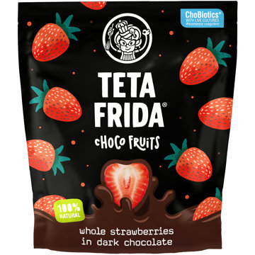 

TETA FRIDA Lyofilizované jahody v hořké čokoládě 100 g