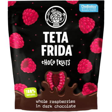 

TETA FRIDA Lyofilizované maliny v hořké čokoládě 100 g