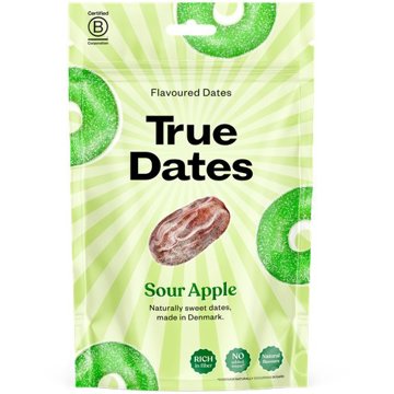 

True Dates Datle s příchutí kyselé jablko 100 g