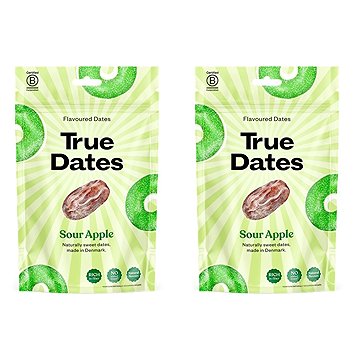 

True Dates Datle s příchutí kyselé jablko 2 x 100 g
