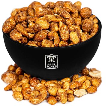 

Bery Jones Směs kešu a arašídů - med a mořská sůl 500g