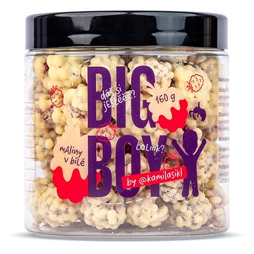

BIG BOY Maliny v bílé čokoládě 160g by @kamilasikl