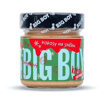 

BIG BOY Kokosy na sněhu - Lískový krém s kokosem a bílou čokoládou 220 g