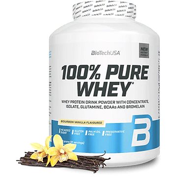 

BioTech USA 100% Pure Whey Protein 2270 g, vanilka