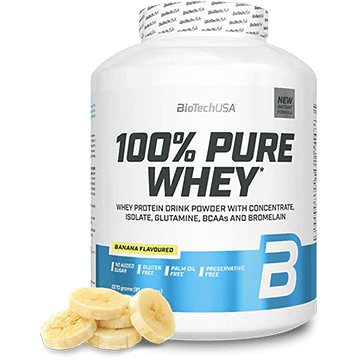 

BioTech USA 100% Pure Whey Protein 2270 g, banán