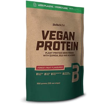 

BioTech Vegan Protein 500 g, forest fruit