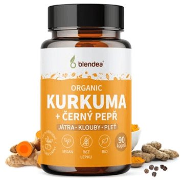 

Blendea Kurkuma+Piperin, 90 kapslí