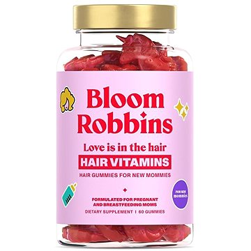 

Bloom Robbins Love is in the Hair pro maminky, 60 gummies