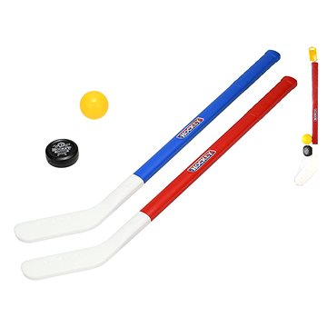

Hokejka 71 cm 2 ks s míčkem a pukem v síťce
