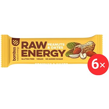 

Bombus Raw Energy Peanuts&Dates 6 x 50g