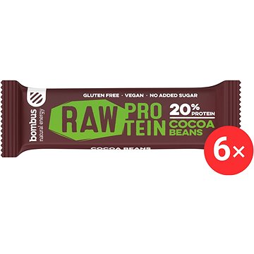 

Bombus Raw Protein Cocoa beans 6 x 50g