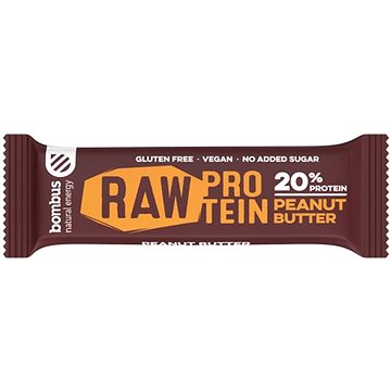 Bombus Raw Protein Peanut butter 50g - Raw tyčinka