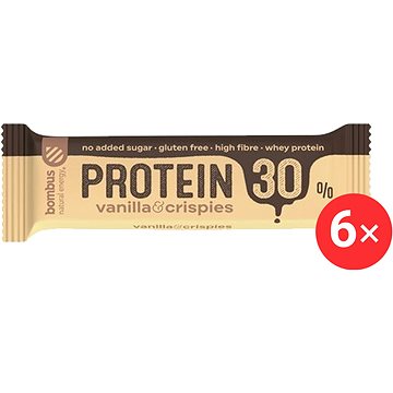 

Bombus Protein 30%, 6 x 50g, Vanilla&Crispies