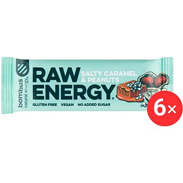 

Bombus Raw Energy Salty caramel & peanuts 6 x 50g