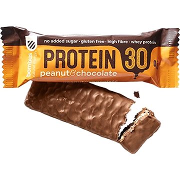 Bombus Raw Protein 30% Peanut&Chocolate 50g, 20ks - Raw tyčinka