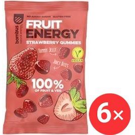 

Bombus Fruit Energy Strawberry gummies 6 x 35 g