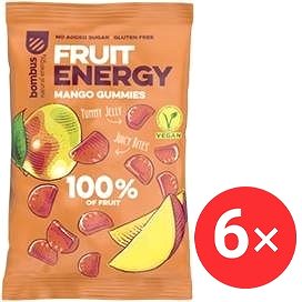 

Bombus Fruit Energy Mango gummies 6 x 35 g