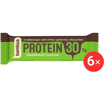 

Bombus Protein 30%, 6 x 50g, Hazelnut&Cocoa