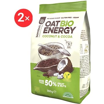 

BOMBUS oat BIO energy 2 x 300 g, Coconut&Cocoa