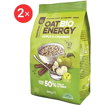 

BOMBUS oat BIO energy 2 x 300 g, Apple&Cinnamon