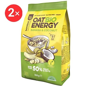 

BOMBUS oat BIO energy 2 x 300 g, Banana&Coconut