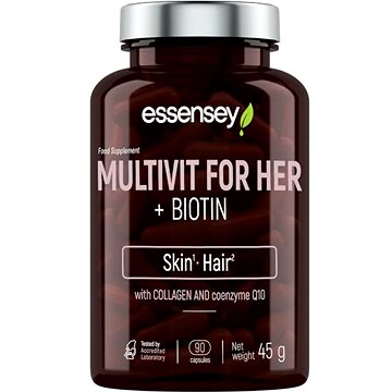 

ESSENSEY Multivitamín pro ženy s biotinem 90 kapslí